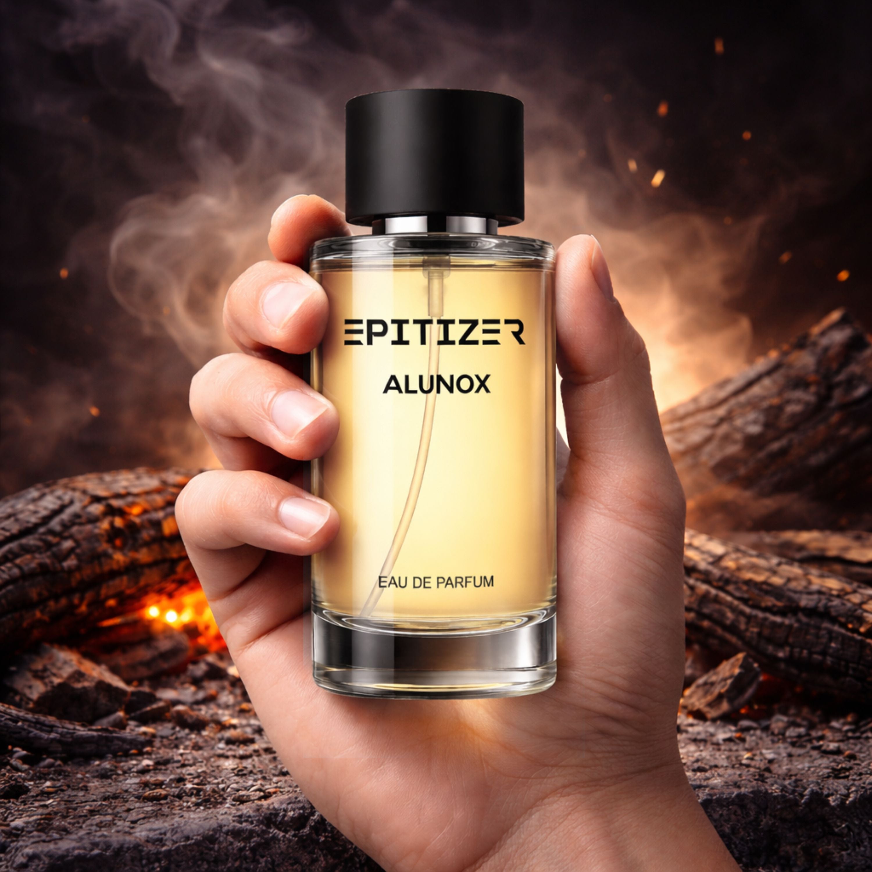 Alunox Eau De Parfum 50 ml | Men’s Party Perfume | Bold Woody Spicy Fragrance with Oud, Tobacco & Amber Notes