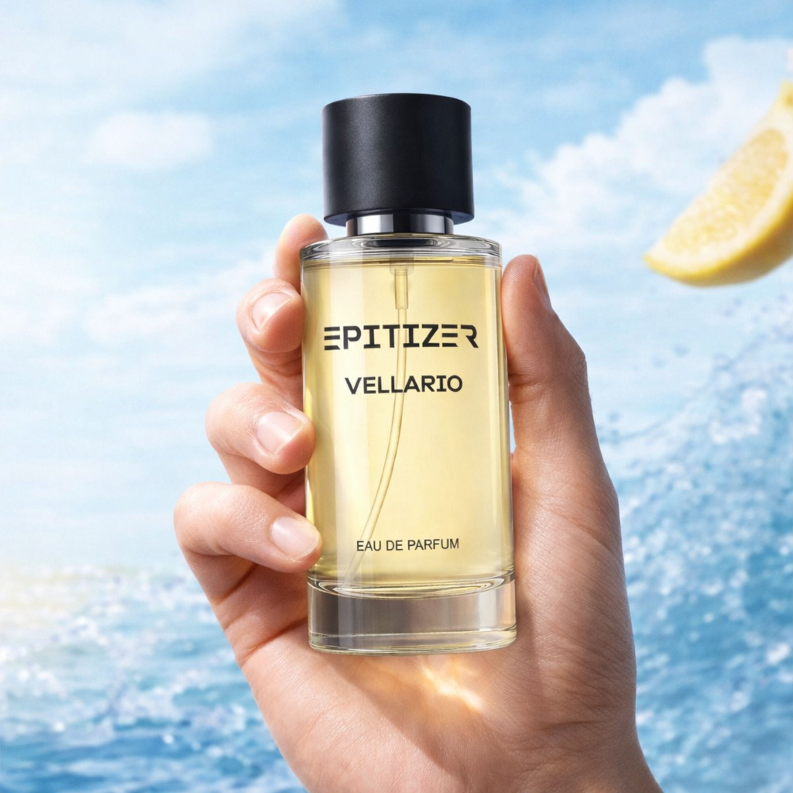 Vellario Eau de Parfum 50 ml | Unisex Fresh Aquatic Woody Perfume | Casual Everyday Fragrance